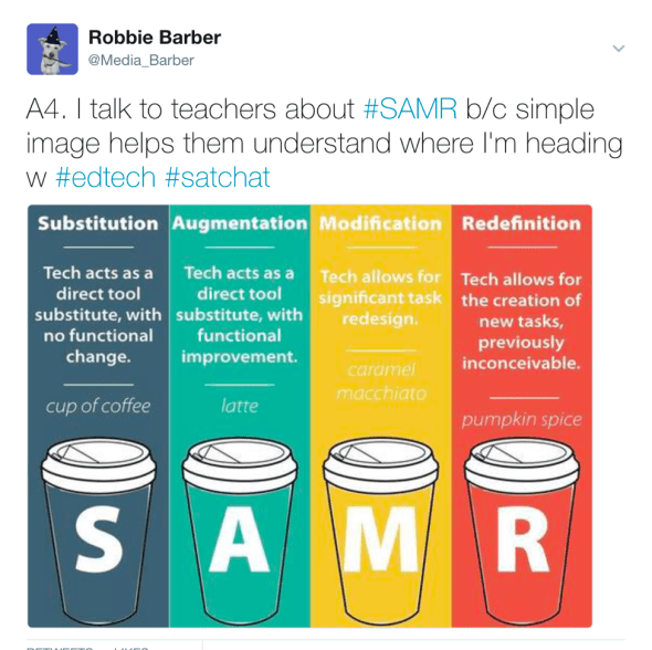SAMR tweet